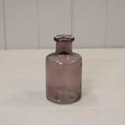 Amethyst Glass Bottle D6.8 x H11.8cm  Weight-186g