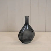 Cool Grey Wide Bud Vase