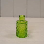 Emerald Green Mini Geometric Glass Bottle (H9.2cm) TD5cm  Weight-103g