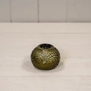 Olive Green Round Tealight Holder