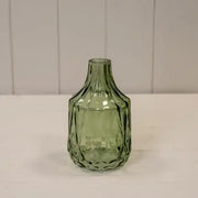 Vintage Green Glass Bottle L8cm W8cm H13.8cm