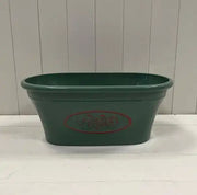 Green Round Love Heart Tree Trough Recycled Plastic Planter TD38x21cm 7.7LTR  Weight 436g