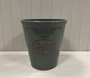 Grey Round Love Heart Tree Recycled Plastic Planter D30cm 13LTR