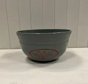 Grey Round Love Heart Tree Bowl Recycled Plastic Planter D30cm 6.6LTR