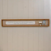 Rectangle Wooden Sign 'Friends Are The People Who Make You Smile Brighter, Laugh Louder and Live Be