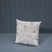 Handmade Washable Cotton Embroidered Cushion with Filling 40.5x40.5cm