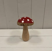 Red Wooden Toadstool