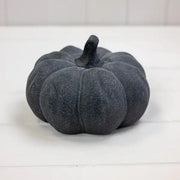 Black Ceramic Textured Pumpkin L14.8xW14.8xH9.5cm  Weight-541g