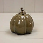 Caramel Ceramic Pumpkin L10xW10xH10cm  Weight-374g