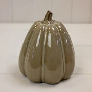 Caramel Ceramic Pumpkin L13.5xW13.5xH15cm  Weight-738g