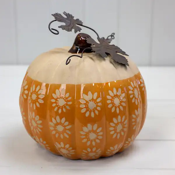 Ceramic Pumpkin D19xH16cm  Weight-1228g