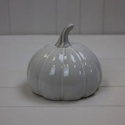 Glazed Ceramic Pumpkin D15.8xH13.6cm  Weight-660g