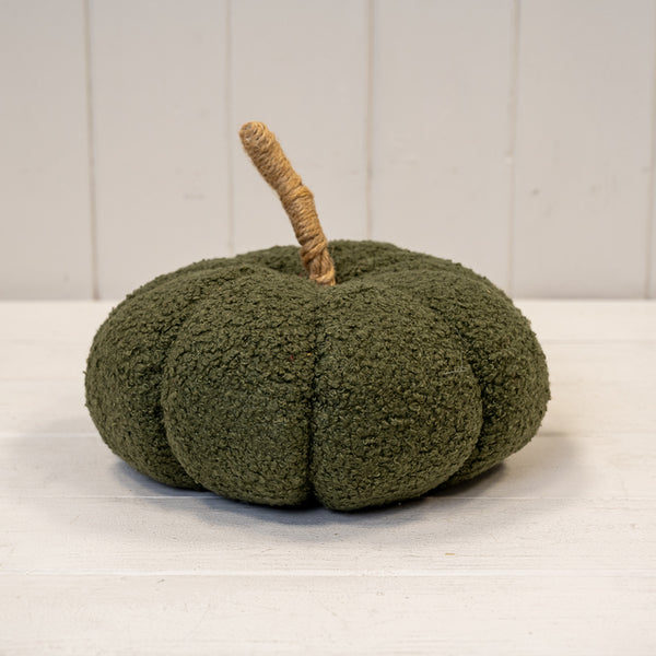 Green Boucle Style Soft Pumpkin
