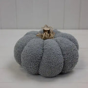 Grey Fabric Pumpkin L20xW20xH15cm  Weight-193g