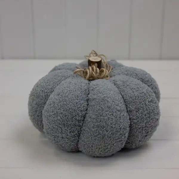 Grey Fabric Pumpkin L20xW20xH15cm  Weight-193g
