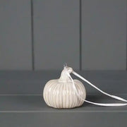 Hanging Ceramic Pumpkin D5xH5.5cm