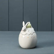 Ceramic Rabbit Storage Jar H13cm W9.5 D9.5