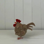 Beige Freestanding Chicken 13x7x15cm  Weight-23g