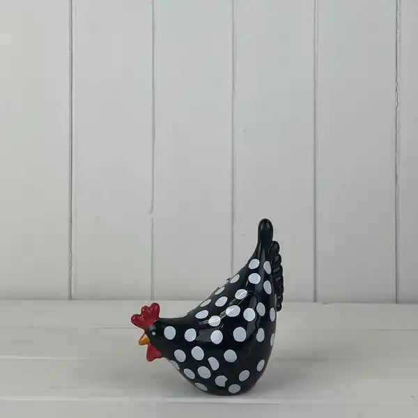 Black Speckled Chicken TD12.1x7.3cm H12.3cm  Weight-138g