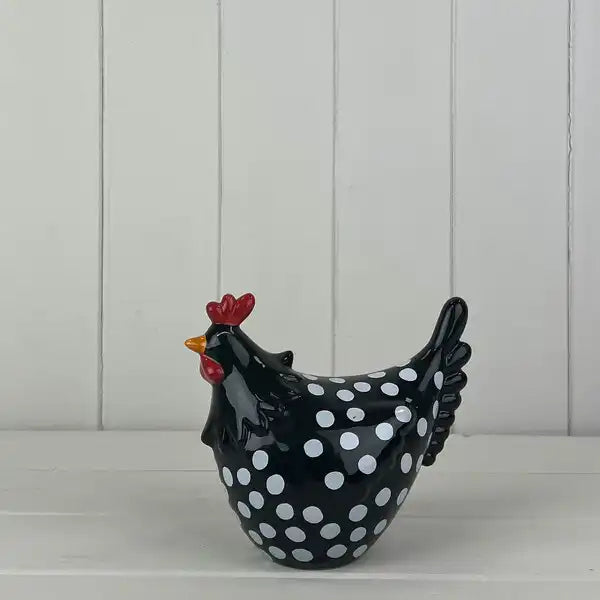 Black Speckled Chicken TD15.6x9.2cm H13.3cm  Weight-247g