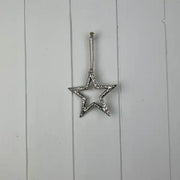 Silver Metal Star 10cm