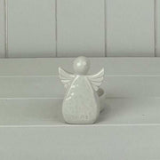 White Ceramic Angel Tealight Holder L8xD6.2xH8.5cm  Weight-150g