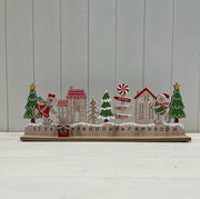 Wooden Christmas Gingerbread Advent Calendar