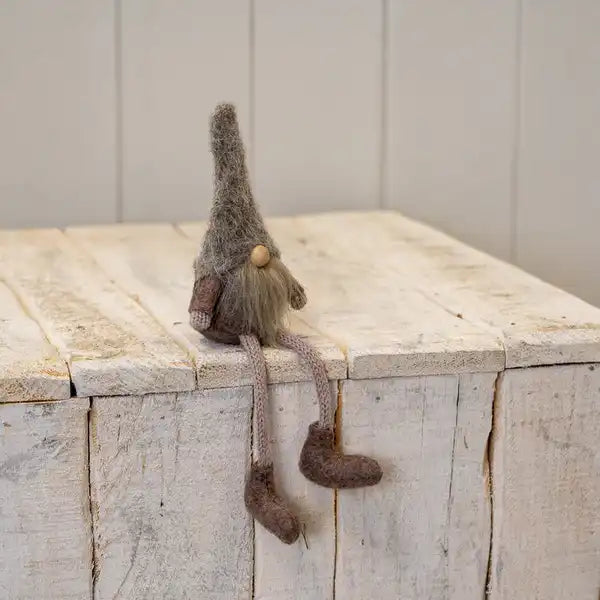 Beige and Brown Fuzzy Gonk