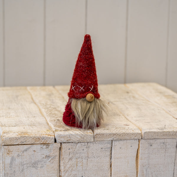 Fabric Gonk in Red Hat (14cm)