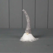 Fabric Gonk with Long Grey Hat (15cm)