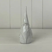 Glazed Ceramic Gonk Ornament with Textured Detail L7.9xD7.3xH21.5cm  Weight-324g