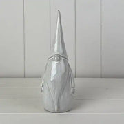 Glazed Ceramic Gonk Ornament with Textured Detail L8.5xD7.9xH25cm  Weight-516g