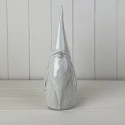 Glazed Ceramic Gonk Ornament with Textured Detail L8.8xD9.6xH29.6cm  Weight-636g