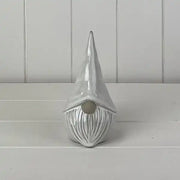 Glazed Ceramic Gonk Ornament with Textured Detail L8xD7.4xH14.5cm  Weight-237g