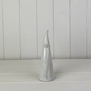 Glazed Ceramic Tall Gonk Ornament with Textured Detail L6xD6xH19cm  Weight-264g