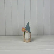 Gonk Holding a Flower with Blue Hat 12x9x20cm  Weight-41g