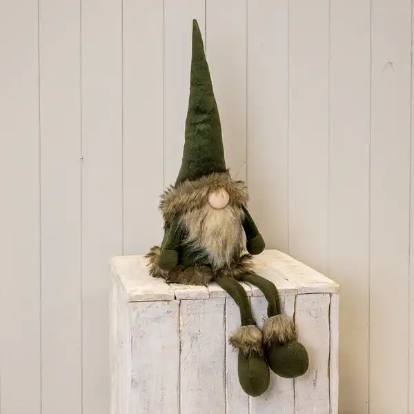 Green Fabric Gonk Deccoration L20xD12xH65cm  Weight-631g