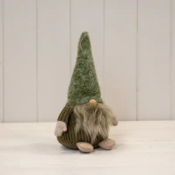 Green Woolly Gonk with Beige Beard