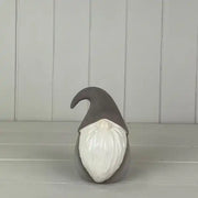 Grey Ceramic Gonk 9x9x13.5cm  Weight-130g