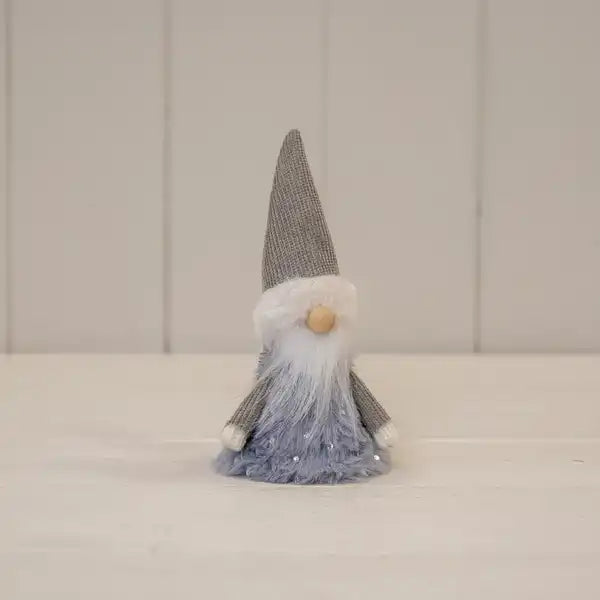 Grey Fabric Gonk with Fluffy Dress