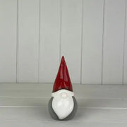 Grey/Red Ceramic Gonk 16cm