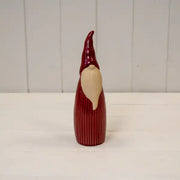 Large Ceramic Red Slim Gonk Ornament