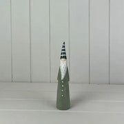 Light Green/White Ceramic Gonk Decoration L4.9xD4.9xH22.2cm  Weight-132g