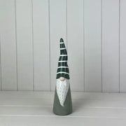 Light Green/White Ceramic Gonk Decoration L7.8xD8.1xH29.5cm  Weight-393g