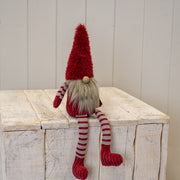 Red and White Fabric Gonk with Red Hat (30cm)