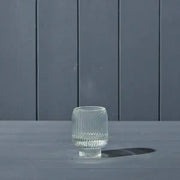Clear Two-Way Candle Holder D6.5 x H8.3cm