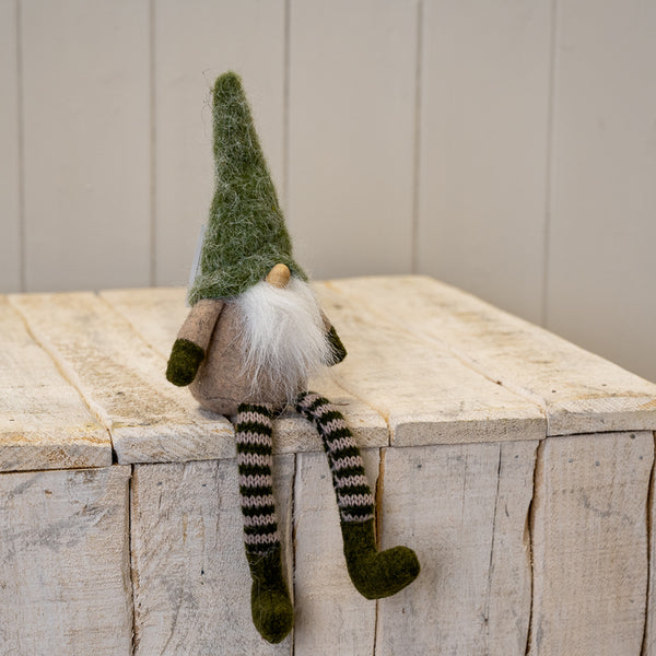 Sitting Green Woolly Gonk
