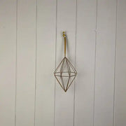 CL - Gold Metal Geometric Decoration 10x10x15cm