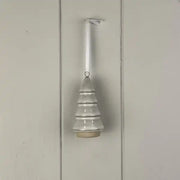 Glazed Ceramic Hanging Tree Decoration with Rextured Detail L4.2xD4.2xH8.7cm  Weight-51g