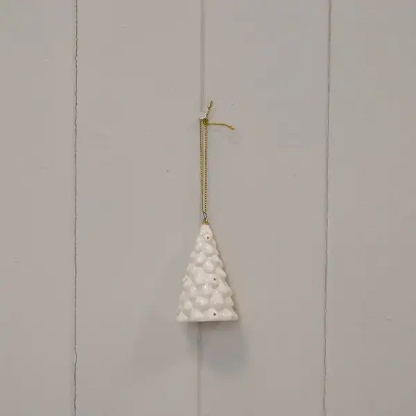 Glazed Ceramic Hanging Tree L4.1xW4.1xH7.4cm